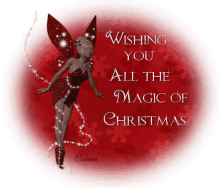 magic christmas wishing you all the magic of christmas fairy