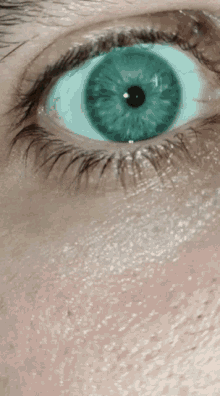 blue eye blink