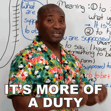 Its More Of A Duty James GIF - Its More Of A Duty James Engvid GIFs
