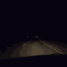 night road