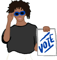 Moveon Vote Like A Black Woman Sticker