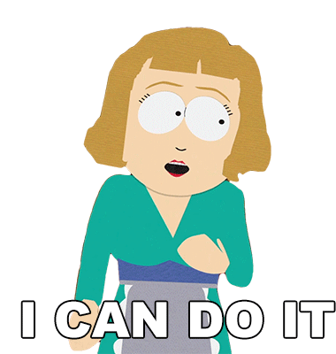 I Can Do It Mrs Tweak Sticker - I Can Do It Mrs Tweak South Park Stickers