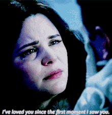 Once Upon A Time Snow White GIF - Once Upon A Time Snow White Ive Loved You Since The First Moment I Saw You GIFs