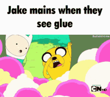 jake the dog multiversus glue eating jake mains