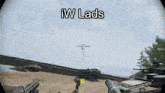 a screenshot of a video game with the words iw lads above it