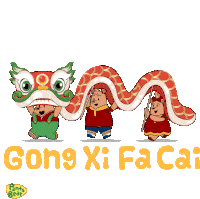 Gong Xi Fa Cai Kong Hei Fatt Choi Sticker