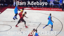 Bam Adebayo Rudy Gobert GIF