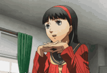 Yukiko Blush Persona GIF - Yukiko Blush Persona Persona4 GIFs