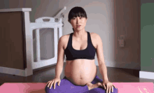 임신 임산부 아기 요가 GIF - Yoga Pregnant GIFs