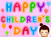 Happy Children'S Day Greetings GIF - Happy Children'S Day Greetings Colorful GIFs