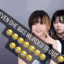 Yoo Jeongyeon Even She Was Weirded Tf Out GIF - Yoo Jeongyeon Even She Was Weirded Tf Out GIFs