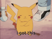 I Got This Nod GIF - I Got This Nod Pikachu GIFs