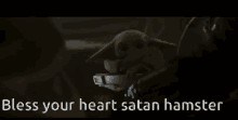 Bless Your Heart Satan GIF - Bless Your Heart Satan Hamster GIFs