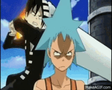 death the kid soul eater punch