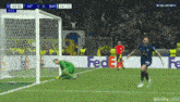 a soccer game is being played on cbs sports