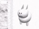 a drawing of a cat is on a normal people scale