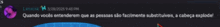 a blurred image of a text that says quando vocês entenderam que