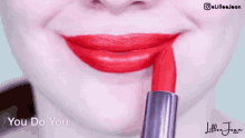 Lipstick Red Lips GIF