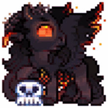 halloween cute pixel mlp horse