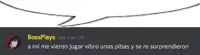 a screenshot of a discord chat with the name bossplays at the top