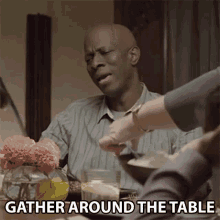 Gather Around The Table Dinner GIF - Gather Around The Table Dinner Meal GIFs