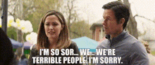 Instant Family Ellie Wagner GIF - Instant Family Ellie Wagner Were Terrible People Im Sorry GIFs