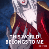 This World Belongs To Me Carmilla GIF - This World Belongs To Me Carmilla Castlevania GIFs