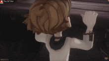 a cartoon character says that 's in front of the gif war