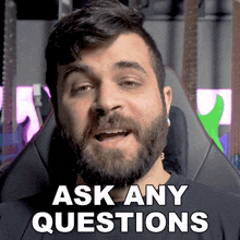 Ask Any Questions Andrew Baena GIF - Ask Any Questions Andrew Baena Feel Free To Ask Anything GIFs