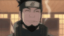 Asuma Sarutobi Smoking GIF - Asuma Sarutobi Smoking Naruto GIFs