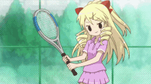 Karen Kiniro Mosaic Tennis GIF