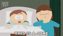 This Is A Joke Eric Cartman GIF - This Is A Joke Eric Cartman Liane Cartman GIFs