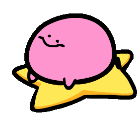 Kirby Cute Sticker - Kirby Cute Spinning - Discover & Share GIFs