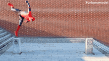 kickflip stunt trick parkour spiderman