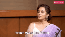 That Was Hurtful Taapsee Pannu GIF - That Was Hurtful Taapsee Pannu Pinkvilla GIFs