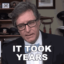 It Took Years Lance Geiger GIF - It Took Years Lance Geiger The History Guy GIFs