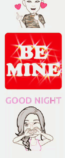 Goodnight Be Mine GIF - Goodnight Be Mine Heart GIFs