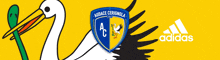 a logo for audace cerignola next to a logo for adidas