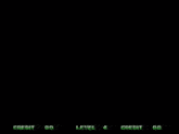a video game screen shows a landscape with the words credit 00 and level 41