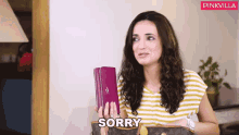 Sorry Sanaya Irani GIF - Sorry Sanaya Irani Pinkvilla GIFs
