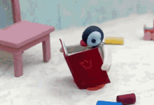Pingu Pinga GIF - Pingu Pinga Book GIFs