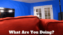 Sml What Are You Doing GIF - Sml What Are You Doing Checking Behind Couch GIFs