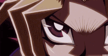 a close up of a cartoon character 's eyes with kaibah written in the corner