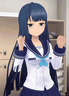 Kusunoki Asuwa Battle Girl High School GIF - Kusunoki Asuwa Battle Girl High School Alice Gear Aegis GIFs