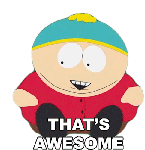 Thats Awesome Eric Cartman Sticker - Thats Awesome Eric Cartman South Park Stickers