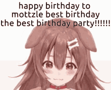 Mottzle Birthday Korone GIF
