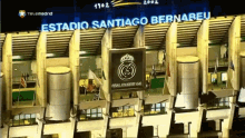 Estadio Santiago Bernabeu Iluminado GIF