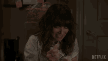 crying judy hale linda cardellini dead to me emotional eating