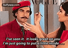 Voguei'Ve Seen It. It Looks Great On You.I'M Just Going To Put A Little Inside....Gif GIF - Voguei'Ve Seen It. It Looks Great On You.I'M Just Going To Put A Little Inside... Reblog Instagram GIFs