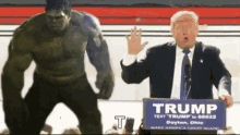 Donald Trump Hulk GIF - Donald Trump Trump Hulk GIFs